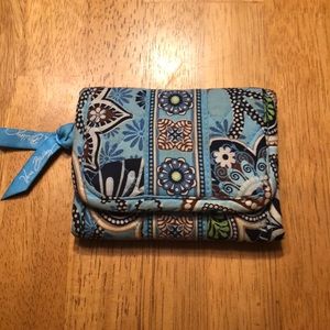Small Blue Wallet